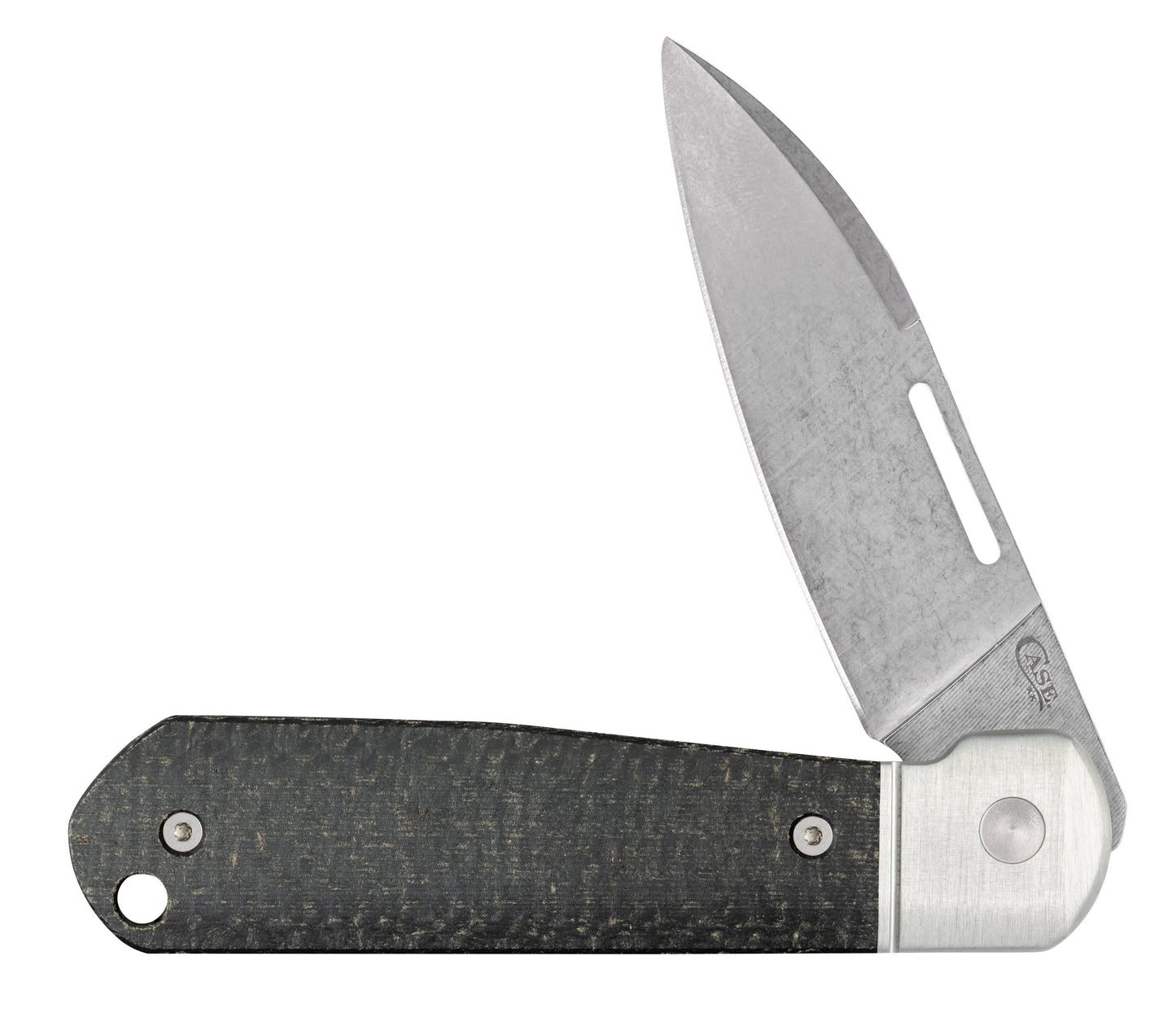 Case Knives Smooth Black Burlap Micarta® Highbanks® Knife