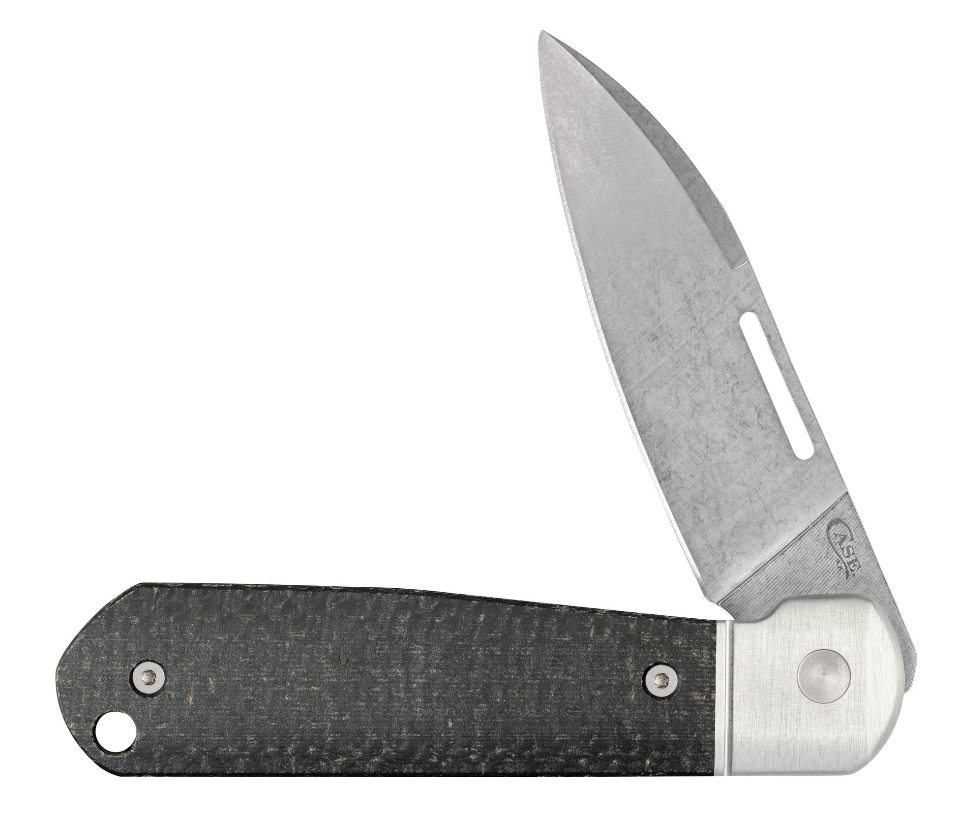 Case Knives Smooth Black Burlap Micarta® Highbanks® Knife