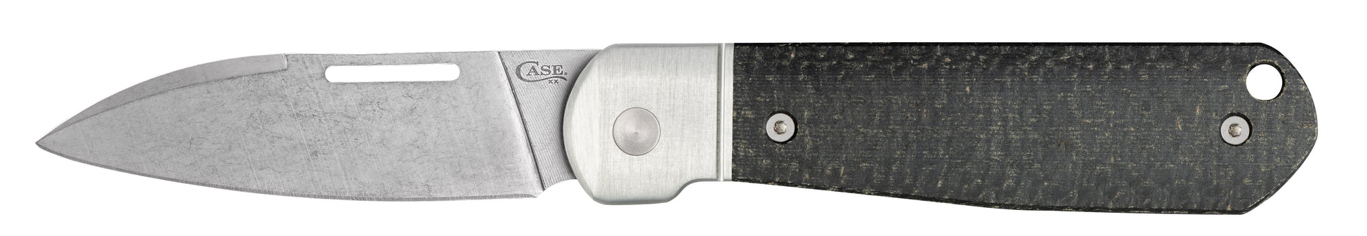 Case Knives Smooth Black Burlap Micarta® Highbanks® Knife
