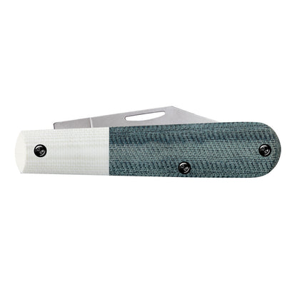 Case Knives Crossroads™ Blue Denim Canvas Laminate w/ White G-10 XR Barlow