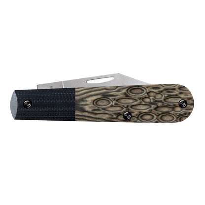 Case Knives Crossroads™ Fossil Jig Luna Richlite® w/Black G-10 XR Barlow