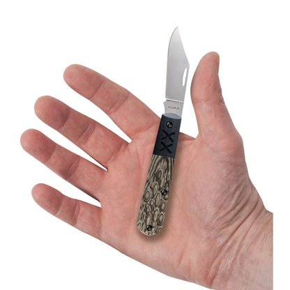 Case Knives Crossroads™ Fossil Jig Luna Richlite® w/Black G-10 XR Barlow