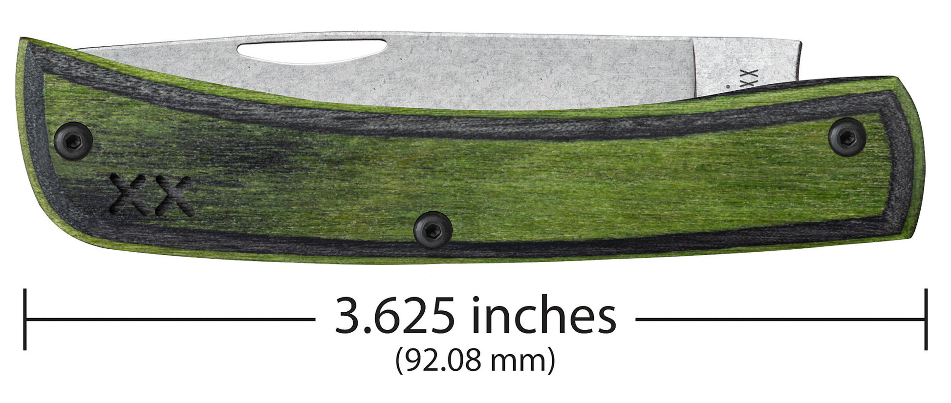 Case Knives Crossroads™ Smooth Dymalux® Wood Green Hornet XR Sod Buster® Jr