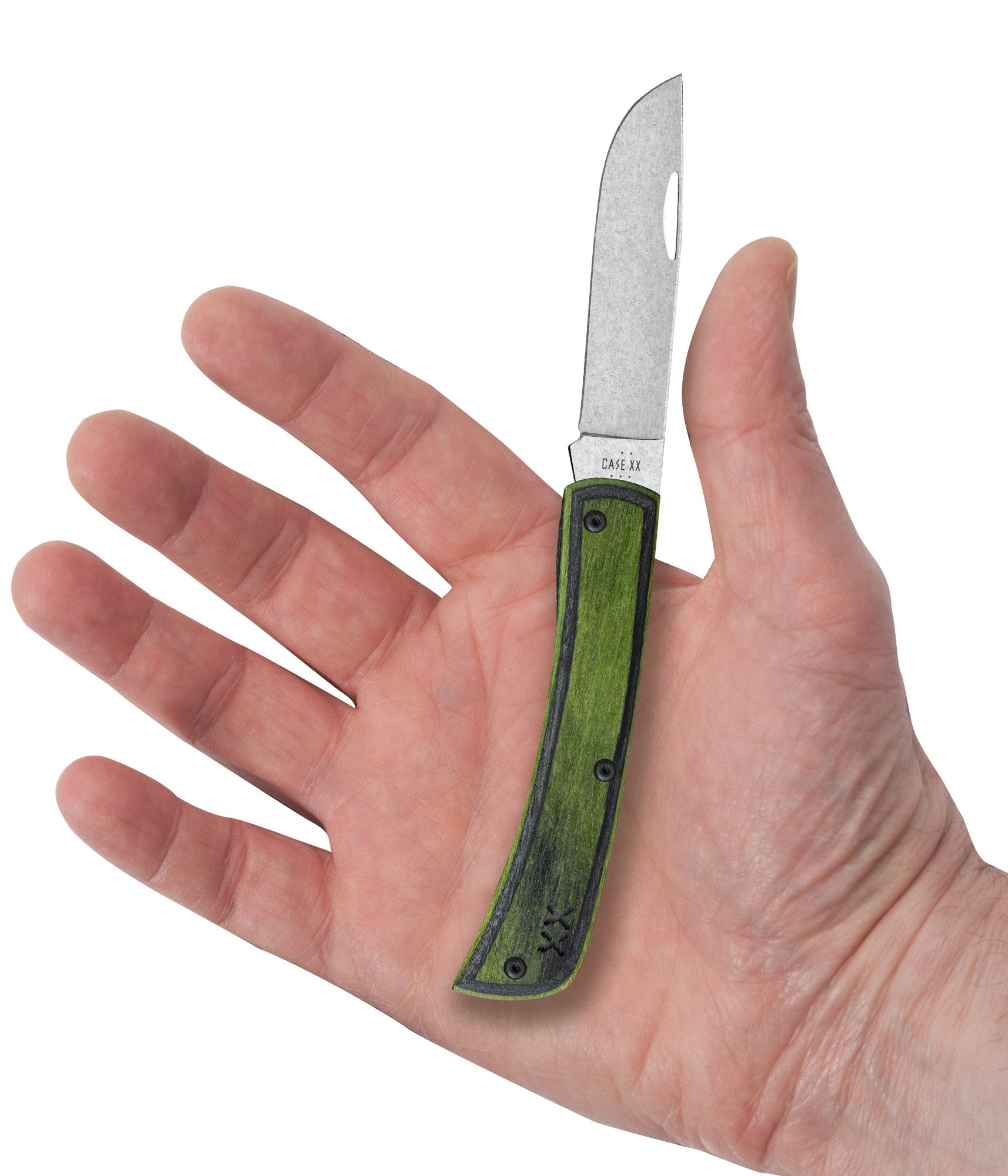 Case Knives Crossroads™ Smooth Dymalux® Wood Green Hornet XR Sod Buster® Jr