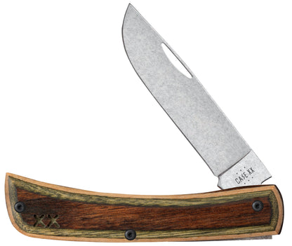 Case Knives Crossroads™ Smooth Camo Supreme DymaLux® Wood XR Sod Buster® Jr