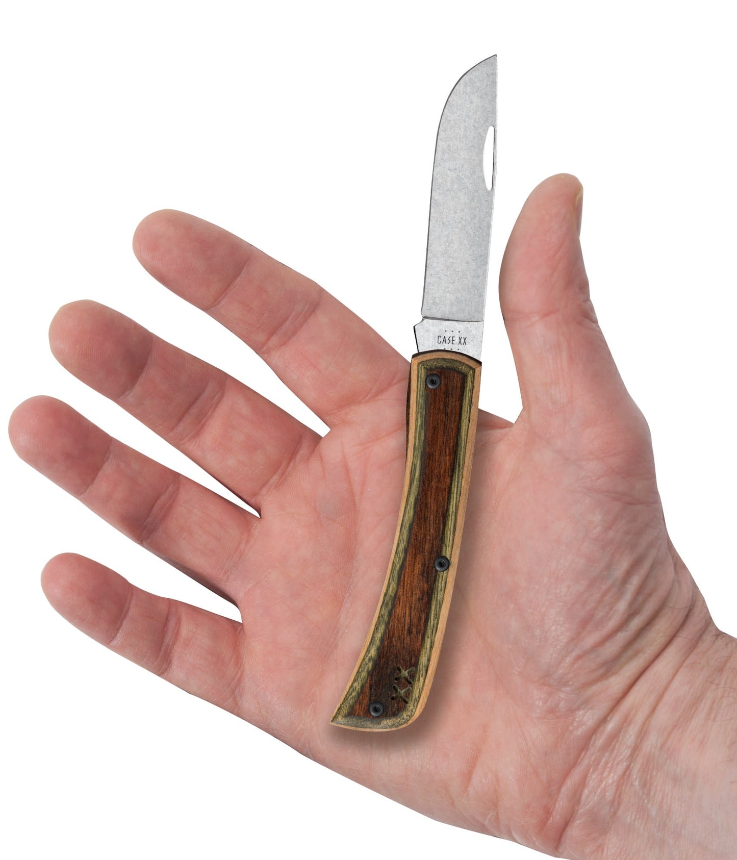 Case Knives Crossroads™ Smooth Camo Supreme DymaLux® Wood XR Sod Buster® Jr