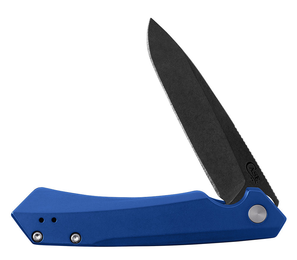 Case Knives Blue Anodized Aluminum Kinzua® with DLC Spear Blade