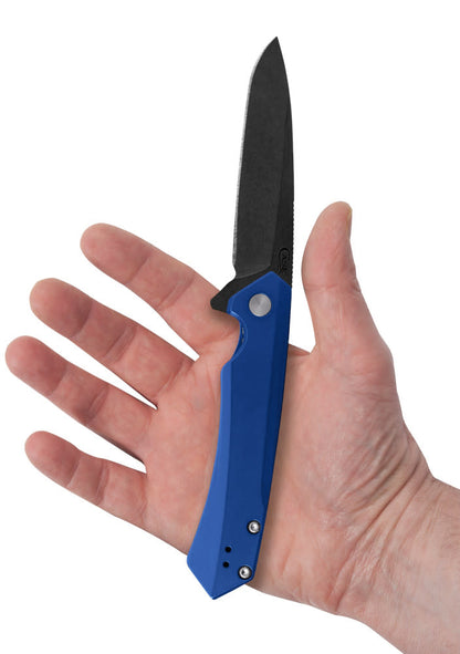 Case Knives Blue Anodized Aluminum Kinzua® with DLC Spear Blade