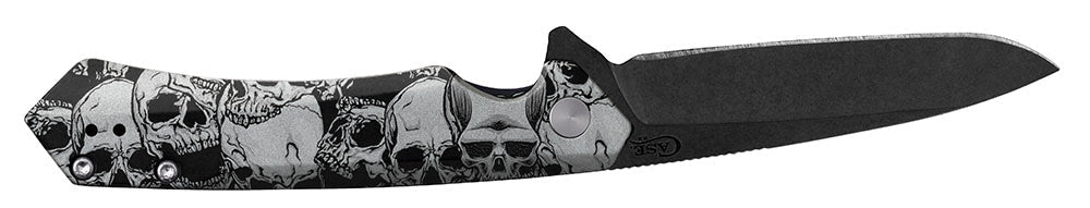 Case Knives Embellished Black Anodized Aluminum Kinzua® with DLC Spear Blade