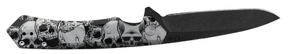 Case Knives Embellished Black Anodized Aluminum Kinzua® with DLC Spear Blade