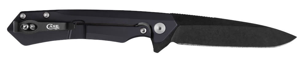 Case Knives Embellished Black Anodized Aluminum Kinzua® with DLC Spear Blade