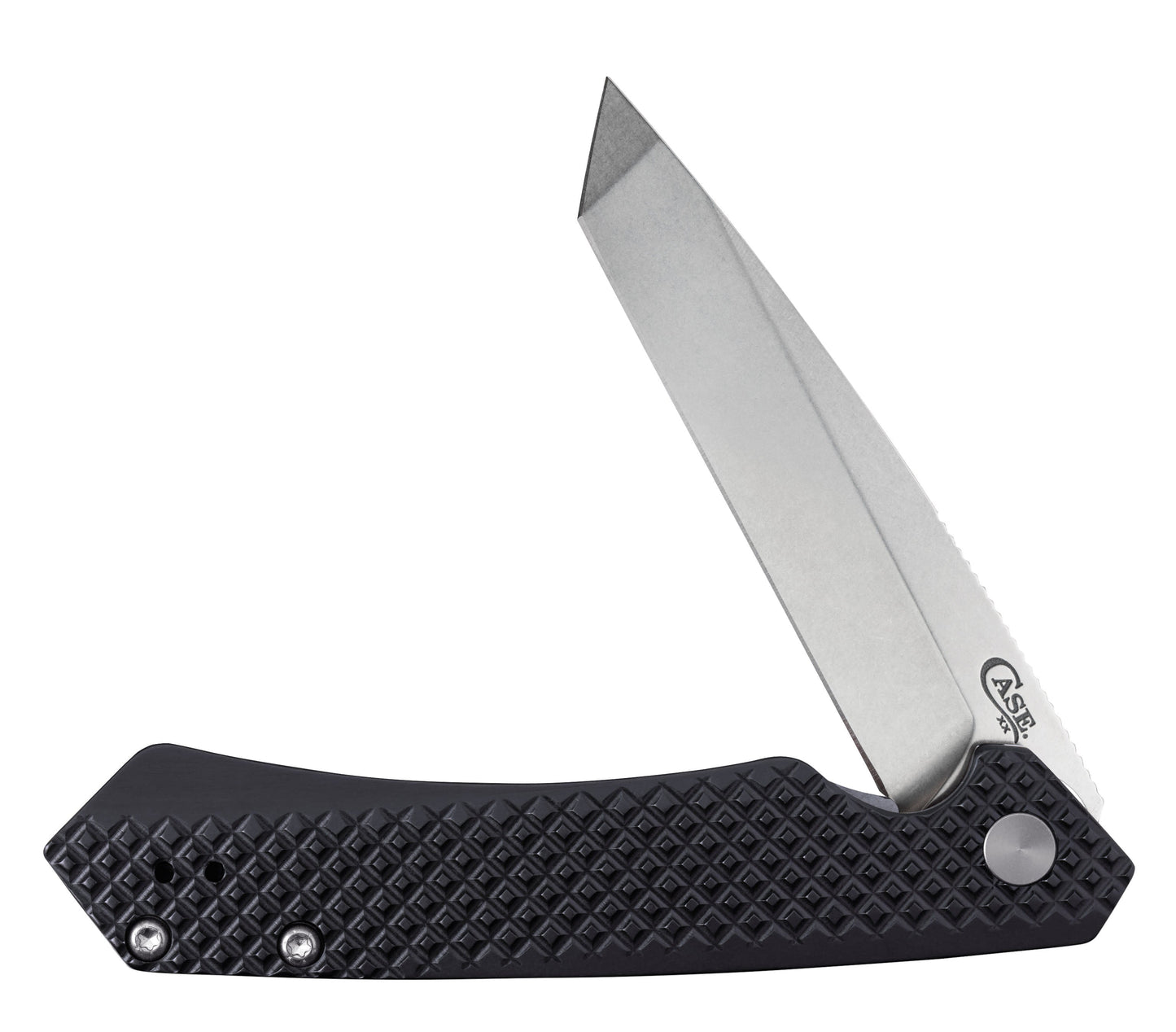 Case Knives Embellished Black Anodized Aluminum Kinzua® with Tanto Blade