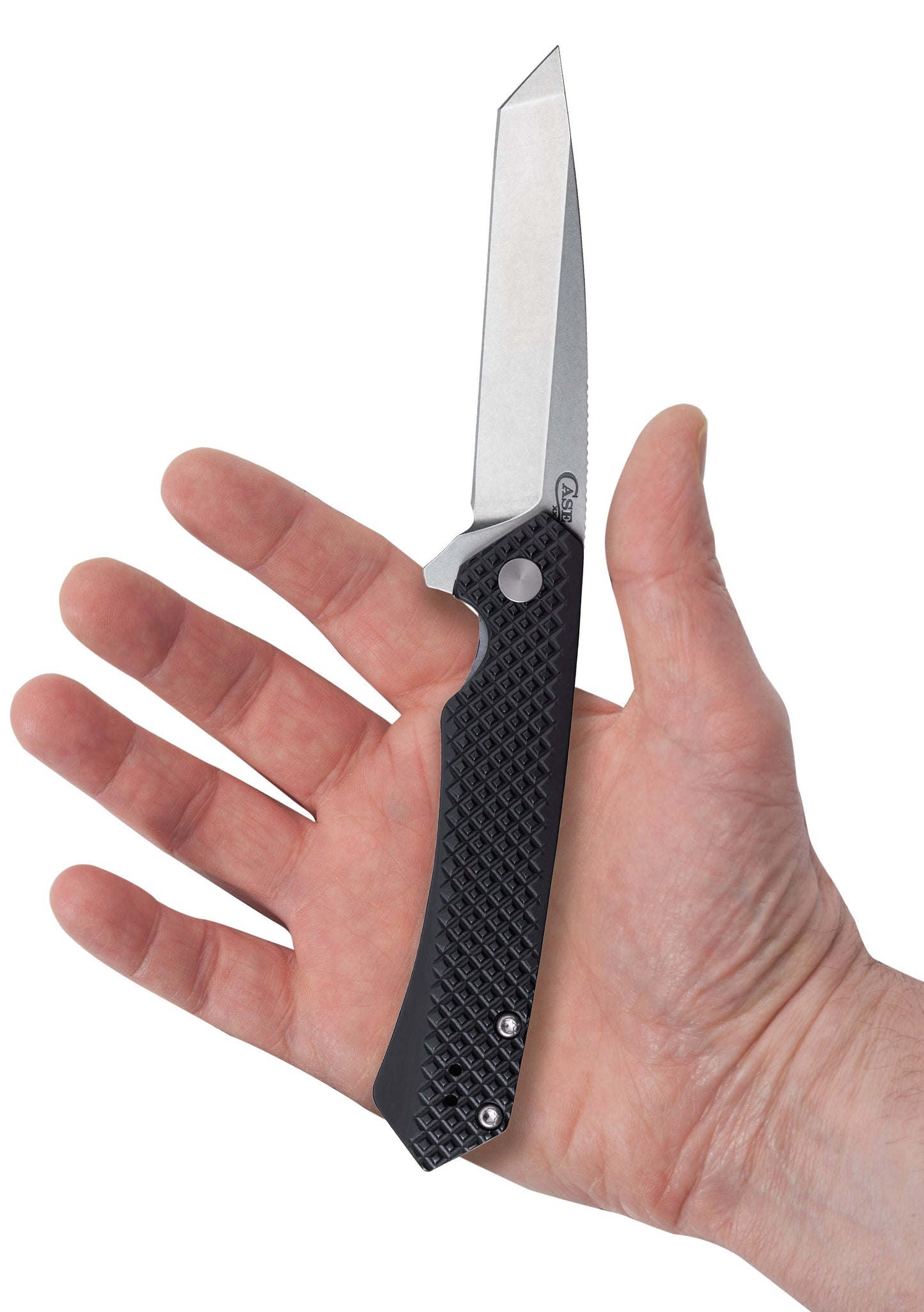 Case Knives Embellished Black Anodized Aluminum Kinzua® with Tanto Blade