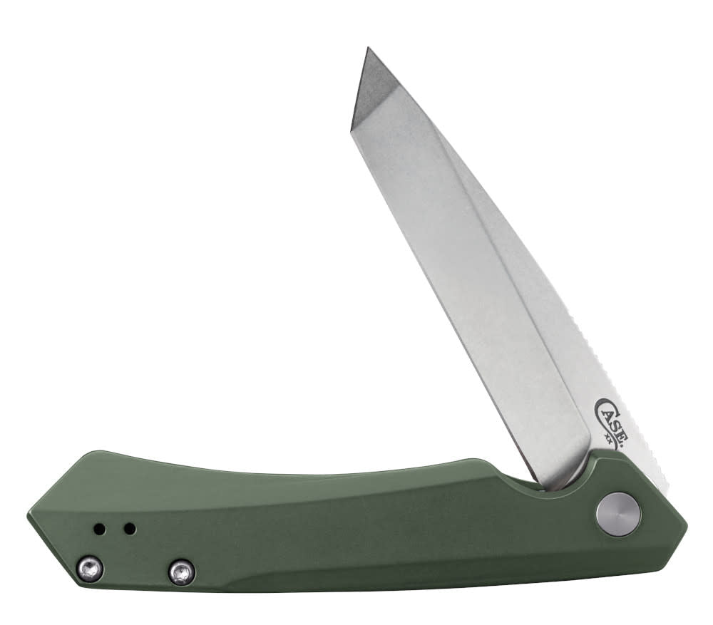Case Knives OD Green Anodized Aluminum Kinzua® Knife