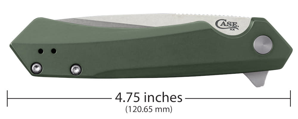 Case Knives OD Green Anodized Aluminum Kinzua® Knife