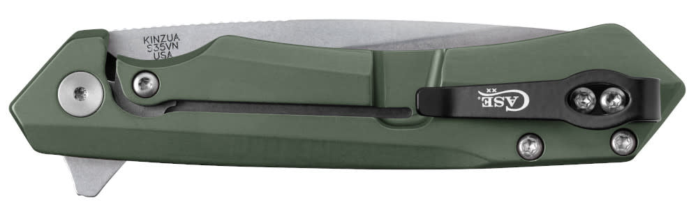 Case Knives OD Green Anodized Aluminum Kinzua® Knife