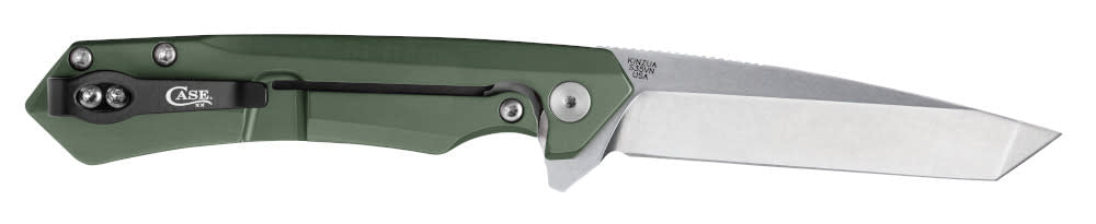 Case Knives OD Green Anodized Aluminum Kinzua® Knife
