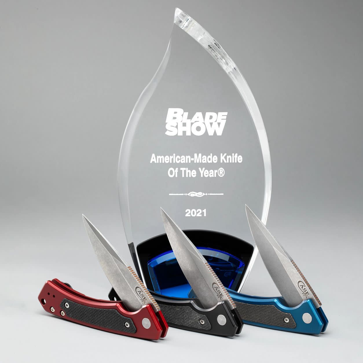 Case Knives Blue Anodized Aluminum G10 Marilla® Knife