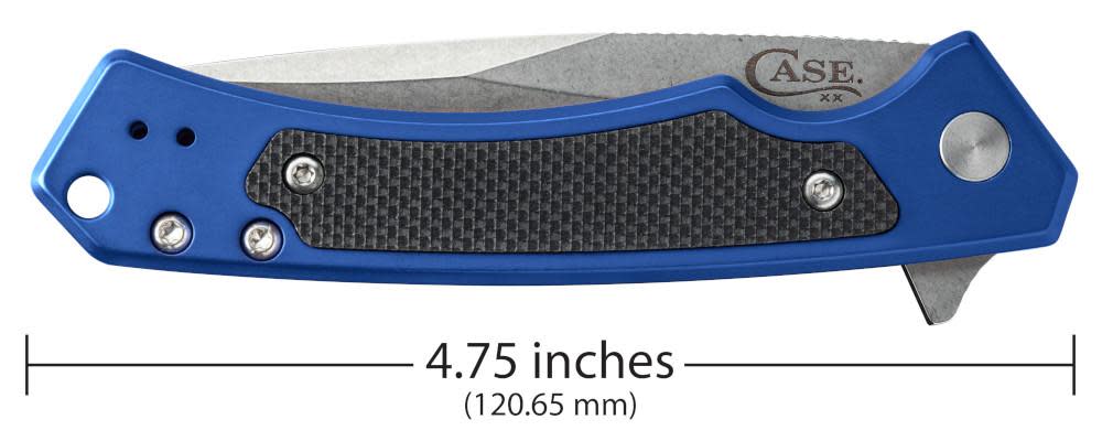 Case Knives Blue Anodized Aluminum G10 Marilla® Knife