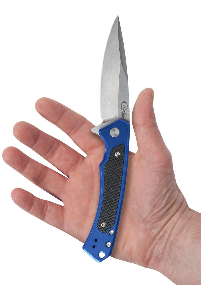 Case Knives Blue Anodized Aluminum G10 Marilla® Knife