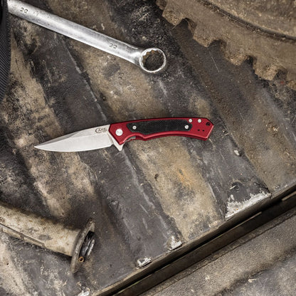 Case Knives Red Anodized Aluminum G-10 Marilla® Knife