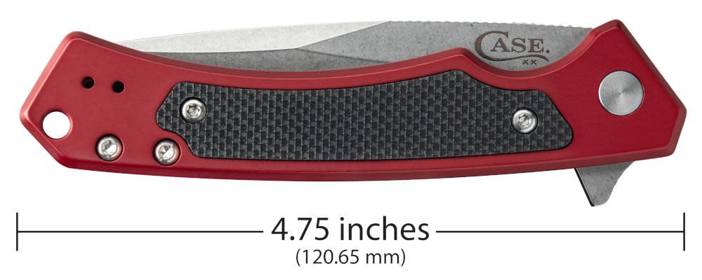 Case Knives Red Anodized Aluminum G-10 Marilla® Knife
