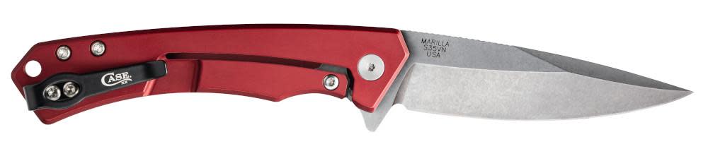 Case Knives Red Anodized Aluminum G-10 Marilla® Knife