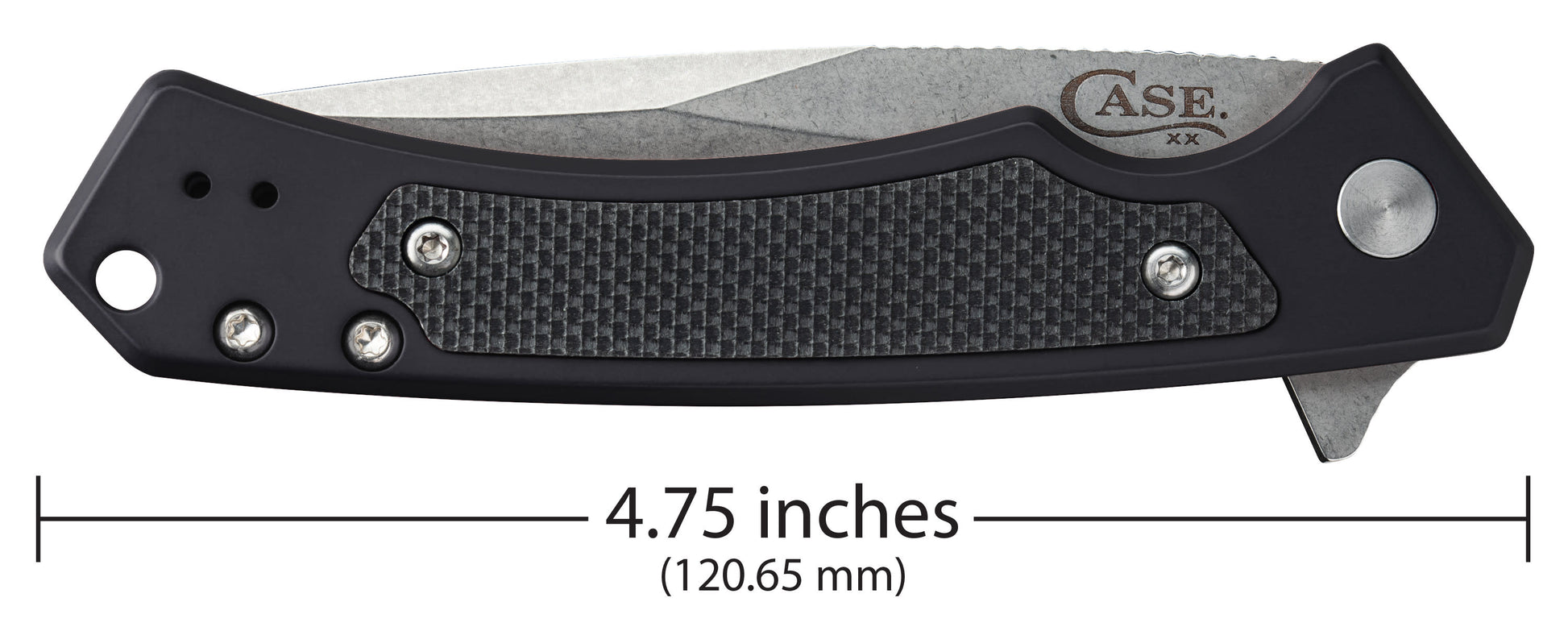 Case Knives Black Anodized Aluminum G-10 Marilla® Knife with CPM20-CV Blade
