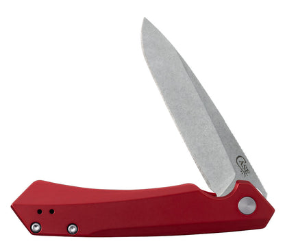 Case Knives Case ® | Red Anodized Aluminum Kinzua® with Spear Blade Knife