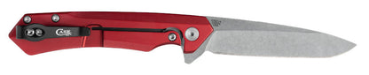 Case Knives Case ® | Red Anodized Aluminum Kinzua® with Spear Blade Knife