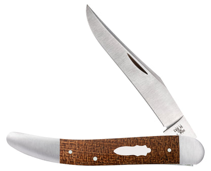 Case Knives Tony Bose Smooth Natural Burlap Micarta® Old Dog