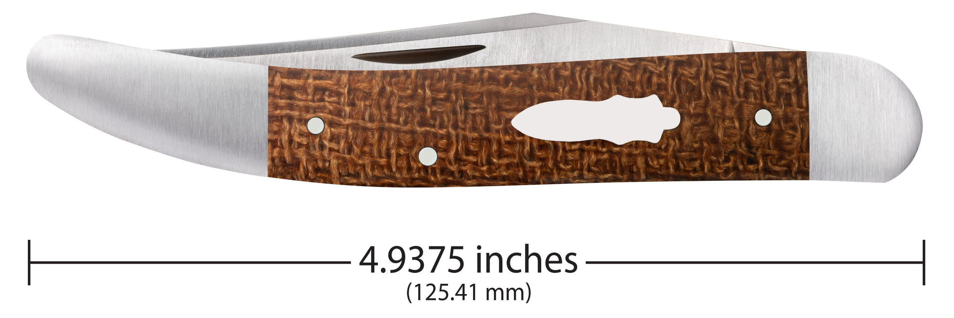 Case Knives Tony Bose Smooth Natural Burlap Micarta® Old Dog