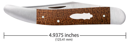 Case Knives Tony Bose Smooth Natural Burlap Micarta® Old Dog