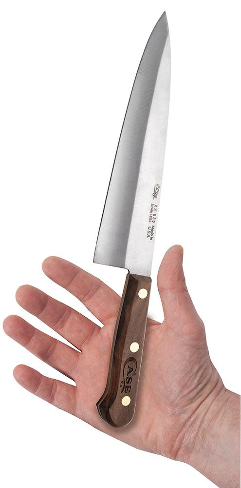 Case Knives Household Cutlery 8" Chef's Knife (Solid Walnut)