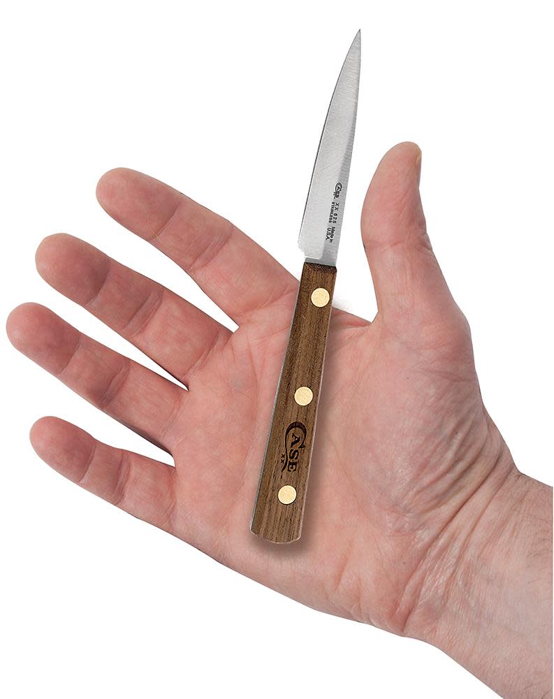 Case Knives Household Cutlery 3" Spear Point Paring Knife (Solid Walnut)