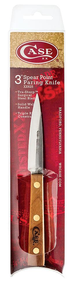 Case Knives Household Cutlery 3" Spear Point Paring Knife (Solid Walnut)