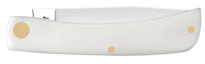 Case Knives Ford Smooth White Synthetic Sod Buster® Jr