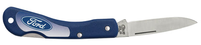 Case Knives Ford Smooth Blue Synthetic Mini Blackhorn® with Imprinted Inlay