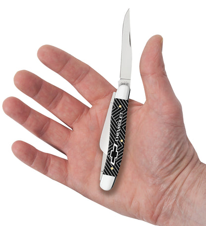 Case Knives Chevrolet® Embellished Smooth Black Synthetic Medium Stockman