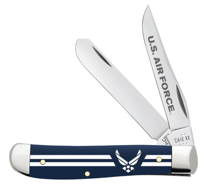 Case Knives U.S. Air Force™ Embellished Smooth Navy Blue Synthetic Mini Trapper