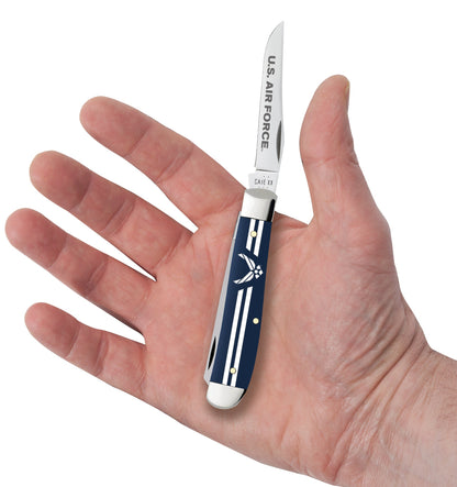 Case Knives U.S. Air Force™ Embellished Smooth Navy Blue Synthetic Mini Trapper