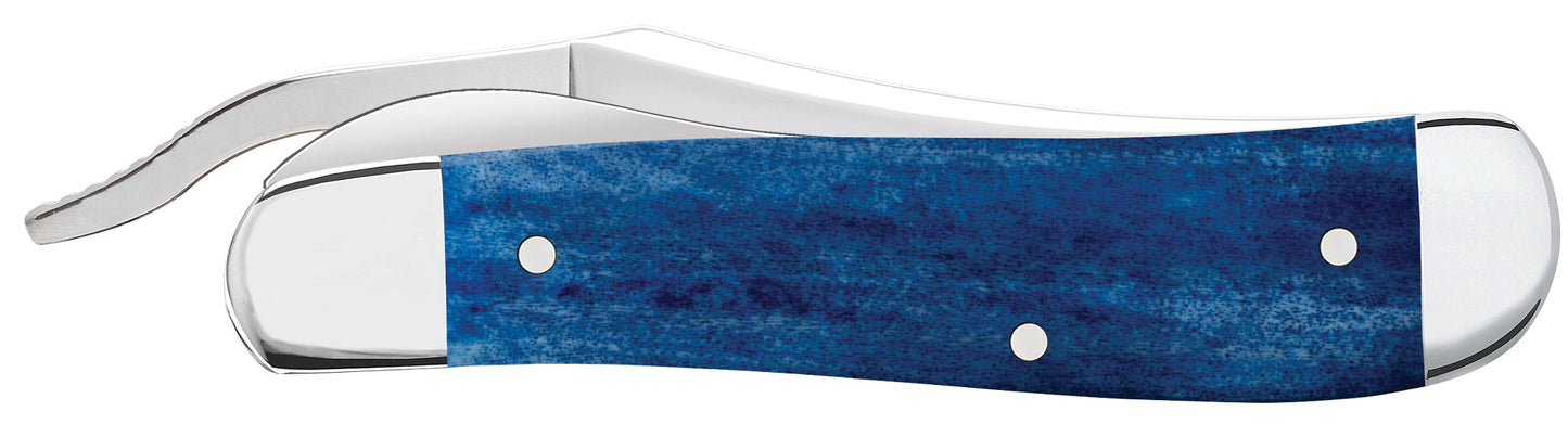 Case Knives US Navy® Smooth Navy Blue Bone RussLock®