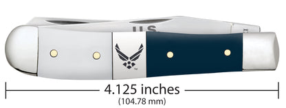 Case Knives U.S. Air Force™ Smooth White/Blue Synthetic Trapper Gift Set