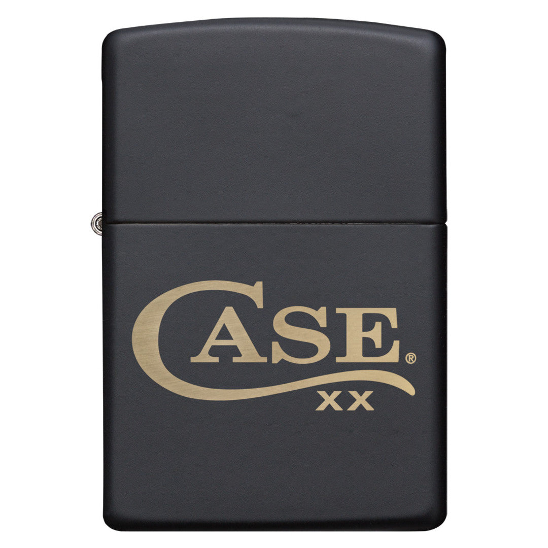 Case Knives Zippo® Case Logo Black Matte Lighter