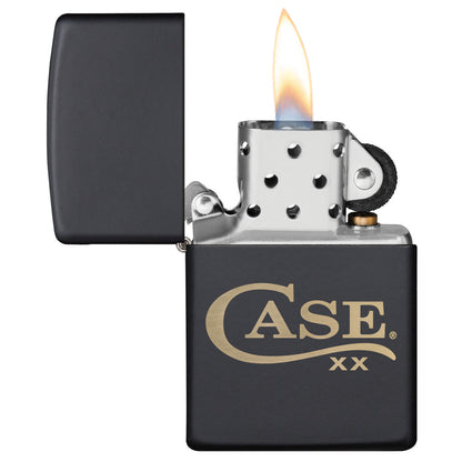 Case Knives Zippo® Case Logo Black Matte Lighter