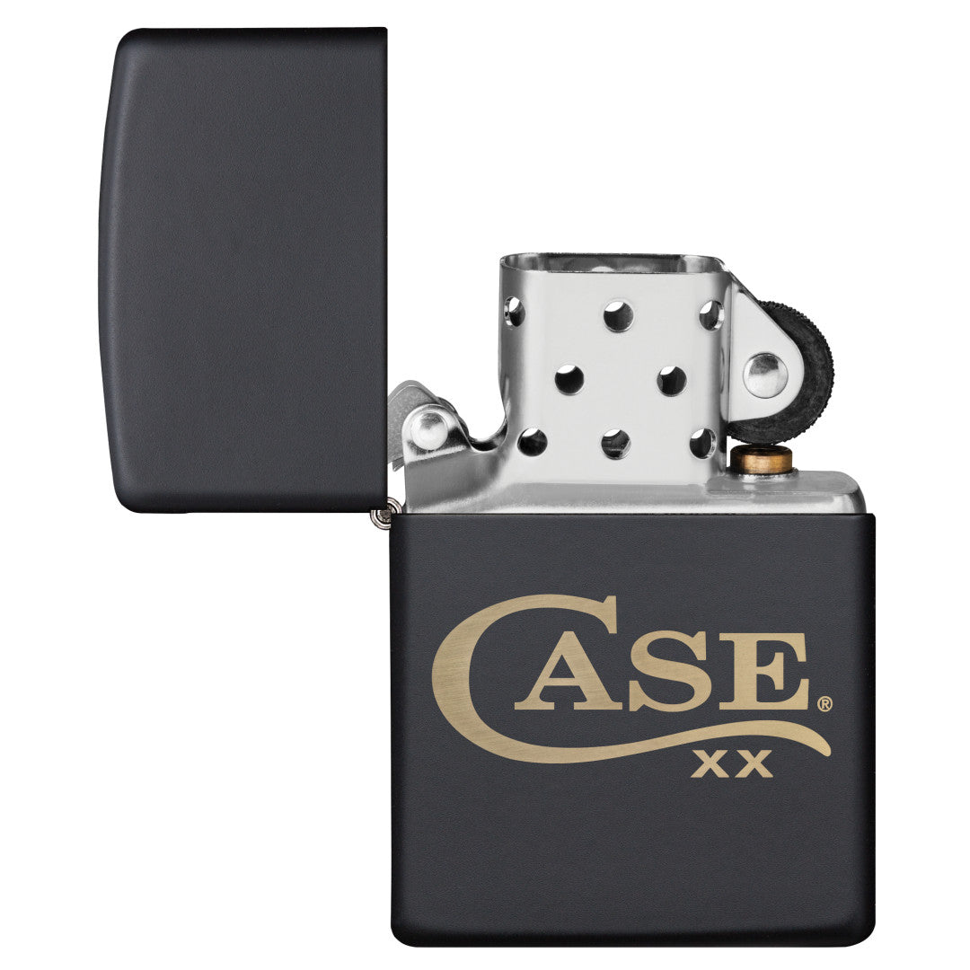 Case Knives Zippo® Case Logo Black Matte Lighter