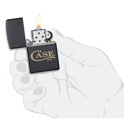 Case Knives Zippo® Case Logo Black Matte Lighter