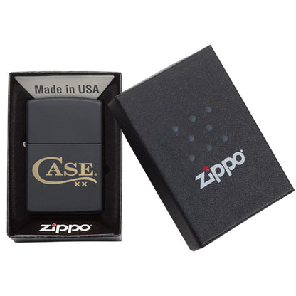 Case Knives Zippo® Case Logo Black Matte Lighter
