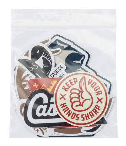 Case Knives Set of 6 Case Assorted Sticker Pack