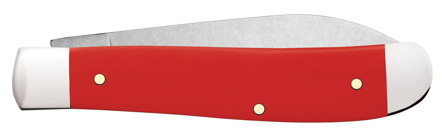 Case Knives American Workman Smooth Red Synthetic CS Mini Trapper